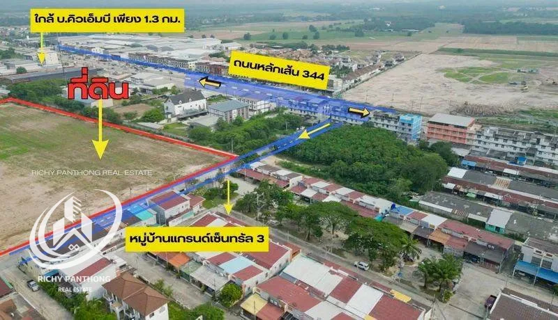 ขายที่ดินเปล่า 30-3-64 ไร่ ต.บ้านบึง อ.บ้านบึง จ.ชลบุรี - 2