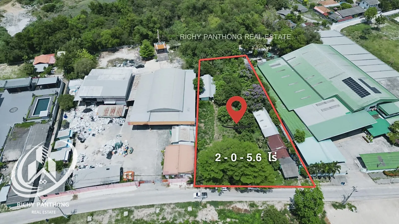 ขายที่ดินพร้อมสิ่งปลูกสร้าง 2-0-5.6 ไร่ ต.บ้านบึง อ.บ้านบึง จ.ชลบุรี - 2