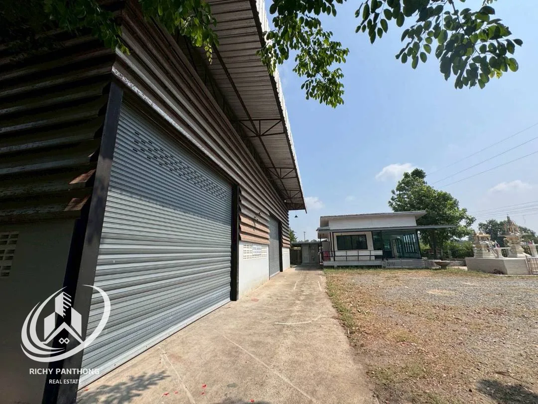 ขาย/ให้เช่า โกดังคลังสินค้า(ขนาด 288 ตร.ม.)+ ออฟฟิศ(ขนาด 100 ตร.ม.) ต.นาเริก อ.พนัสนิคม จ.ชลบุรี - 6