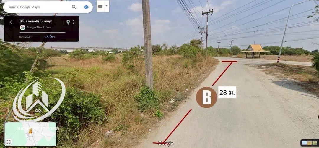 ขายที่ดิน 12-1-69 ไร่ (ผังม่วงลาย) ต.หนองอิรุณ อ.บ้านบึง จ.ชลบุรี - 4