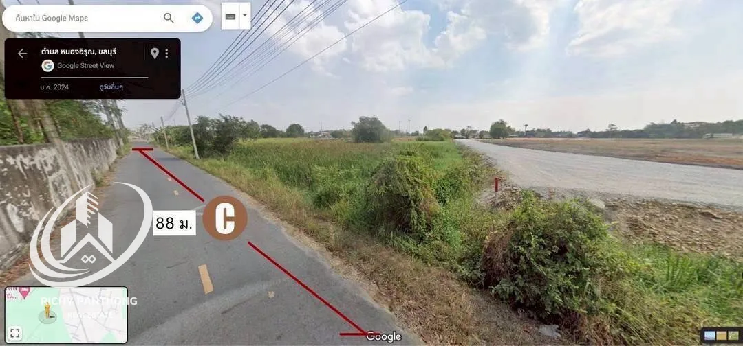 ขายที่ดิน 12-1-69 ไร่ (ผังม่วงลาย) ต.หนองอิรุณ อ.บ้านบึง จ.ชลบุรี - 5