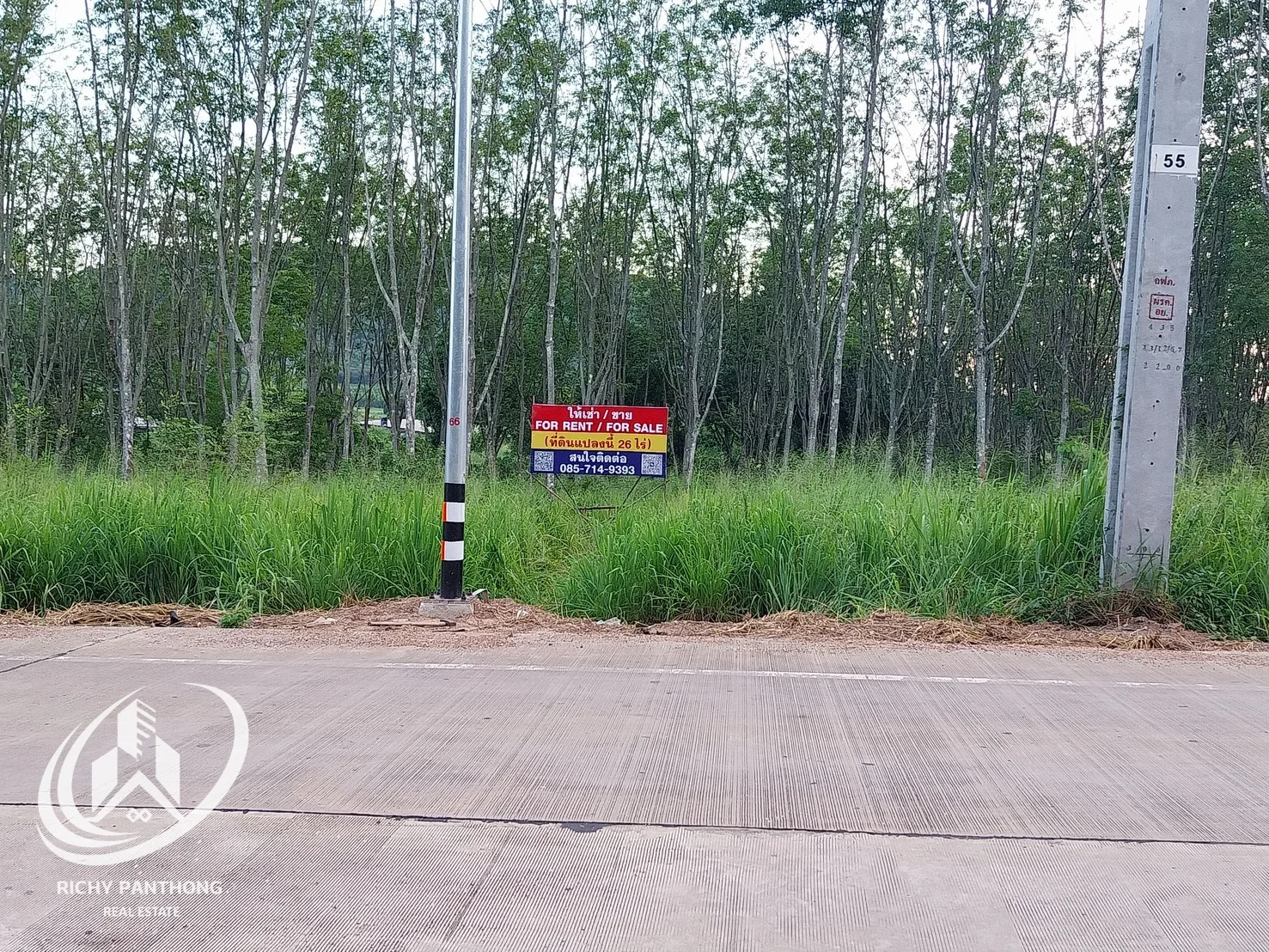 ขาย - ให้เช่า ที่ดินแปลงสวย !!!  เนื้อที่  26 ไร่ ต.หนองอิรุณ อ.บ้านบึง จ.ชลบุรี - 2